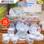 58 Pcs Ceramic Dinner Set